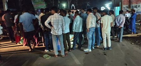 हजारीबाग में अनियंत्रित स्कॉर्पियो ने बाइक को मारी टक्कर, पिता-पुत्री की मौत, पत्नी गंभीर
