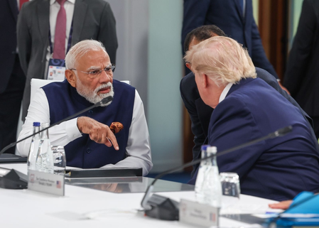 जी-7 सम‍िट: प्रधानमंत्री मोदी और ट्रंप की अहम बैठक, ईरान समझौते और समुद्री सुरक्षा पर हुई चर्चा