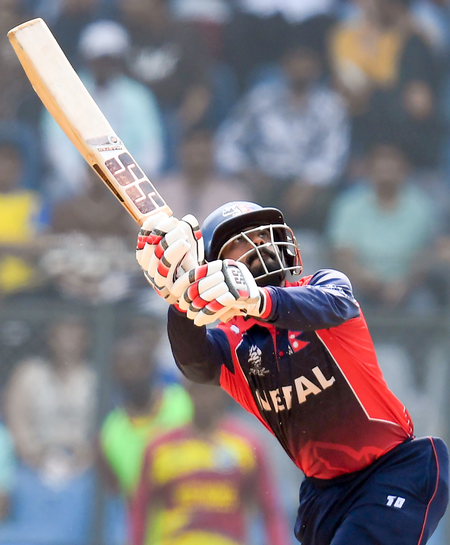 टी20 विश्व कप: दीपेंद्र का अर्धशतक, नेपाल ने वेस्टइंडीज को दिया 134 रन का लक्ष्य