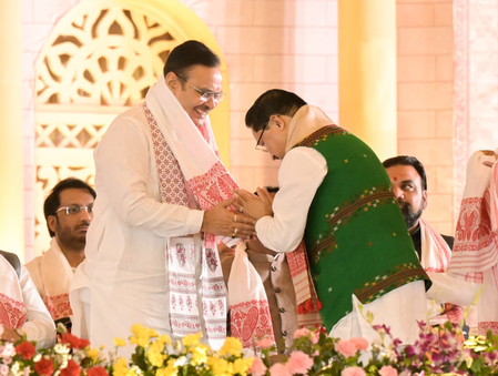 राजस्थान सीएम ने सरमा को असम के मुख्यमंत्री के रूप में शपथ ग्रहण करने पर बधाई दी