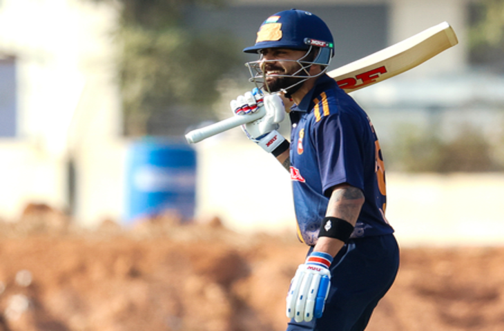 विजय हजारे ट्रॉफी: विराट कोहली शतक चूके, रोहित शर्मा का नहीं चला बल्ला