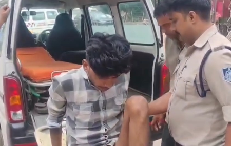 ग्वालियर में पुलिस मुठभेड़ में हत्यारोपी के पैर में लगी गोली, अंधेरे का फायदा उठाकर साथी फरार