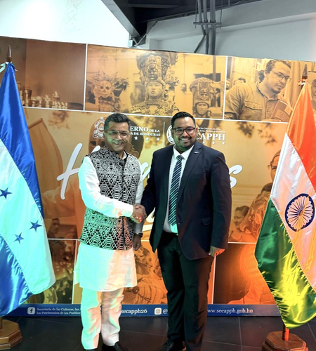 भारत और होंडुरास ने कला, योग और सांस्कृतिक एक्सचेंज में सहयोग बढ़ाने पर की चर्चा