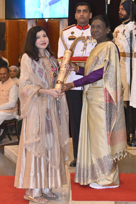 आर माधवन को पद्म श्री, अलका याग्निक, और ममूटी को पद्म भूषण से सम्मानित किया गया