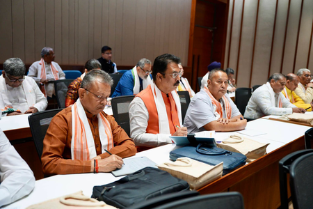 बिहार: संजय सरावगी ने राष्ट्रीय बैठक में लिया हिस्सा, संगठन को मजबूत बनाने पर मंथन