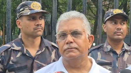 कांग्रेस ने देश के साथ 'वंदे मातरम' को भी बांटा : दिलीप घोष