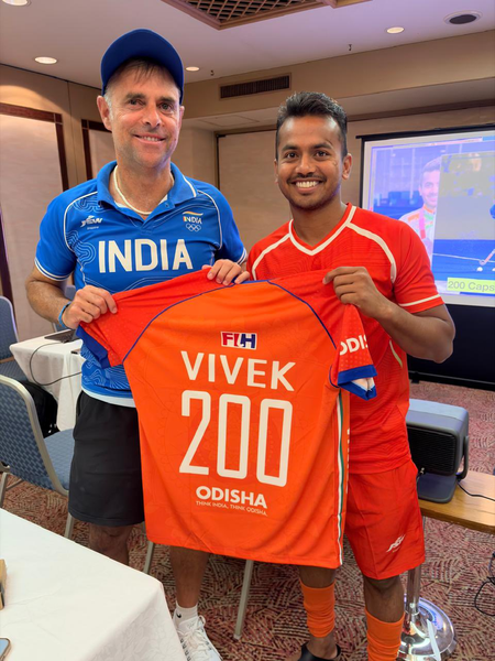 विवेक सागर के नाम जुड़ी बड़ी उपलब्धि, साउथ कोरिया के खिलाफ खेला इंटरनेशनल करियर का 200वां मैच