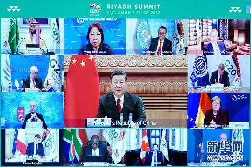 G-20 के शिखर सम्मेलन के दूसरे चरण में शी चिनफिंग ने हिस्सा लिया