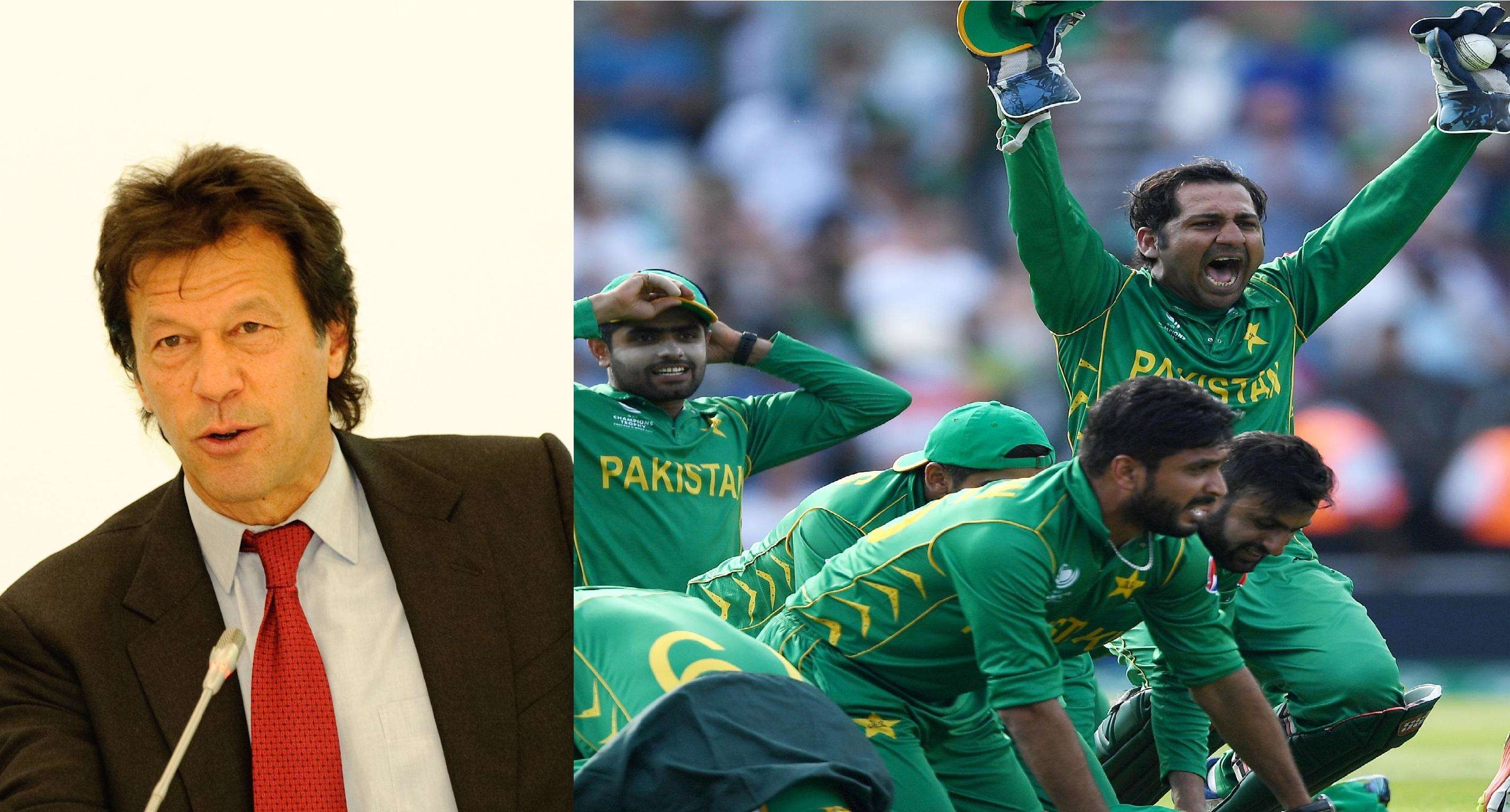 पाक प्रधानमंत्री इमरान ख़ान ने  पाकिस्तानी क्रिकेट टीम को लेकर दिया ये बडा़ बयान
