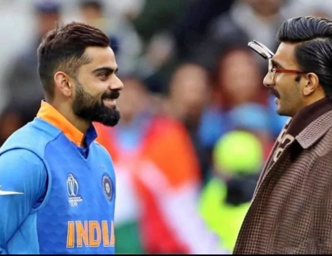 रणवीर ने की भारतीय क्रिक्रेट खिलाड़ियो से मुलाकात, की तारीफें