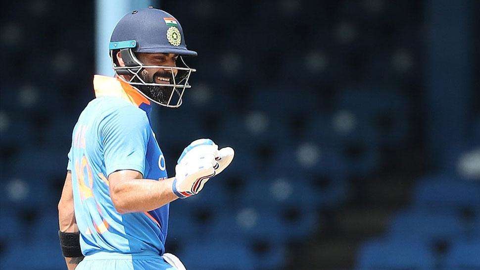 त्रिनिदाद वनडे : कोहली के शतक से भारत ने विंडीज को दिया 280 रनों का लक्ष्य