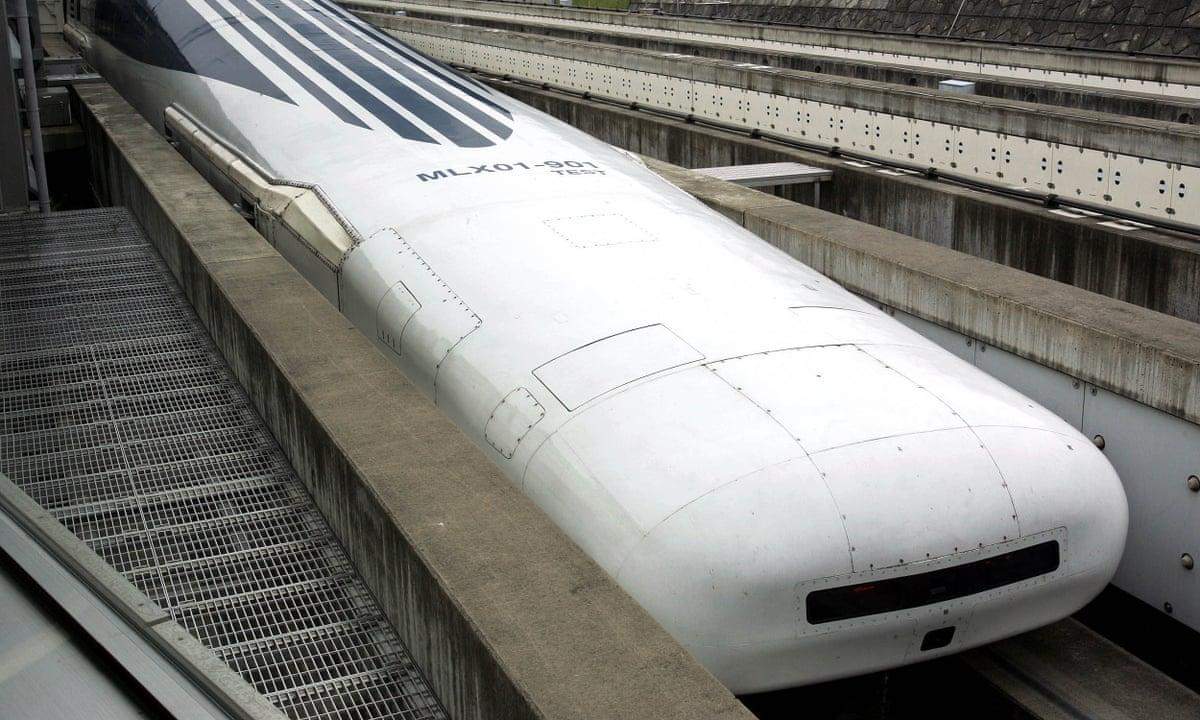 चीन देश में 620 किलोमीटर प्रति घंटे की रफ़्तार से चलने वाली  मेगलेव का  ट्रेन प्रोटोटाइप है