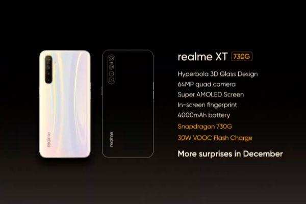 Realme XT 730G स्मार्टफोन को भारत में 17 दिसंबर को किया जायेगा लाँच