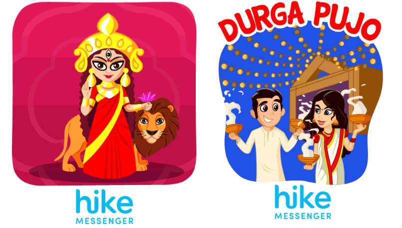 नवरात्रि, दुर्गा पूजा और दशहरा पर हाइक के नए एनिमेटेड स्टिकर