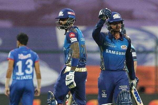 IPL 2020, MI vs KKR  :  मुंबई इंडियंस  ने 8 विकेट से दी केकेआर को करारी  मात