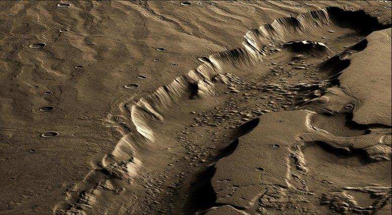मंगल ग्रह पर जीवन के लिए सर्वश्रेष्ठ क्षेत्र सतह से नीचे मील था,रिसर्च