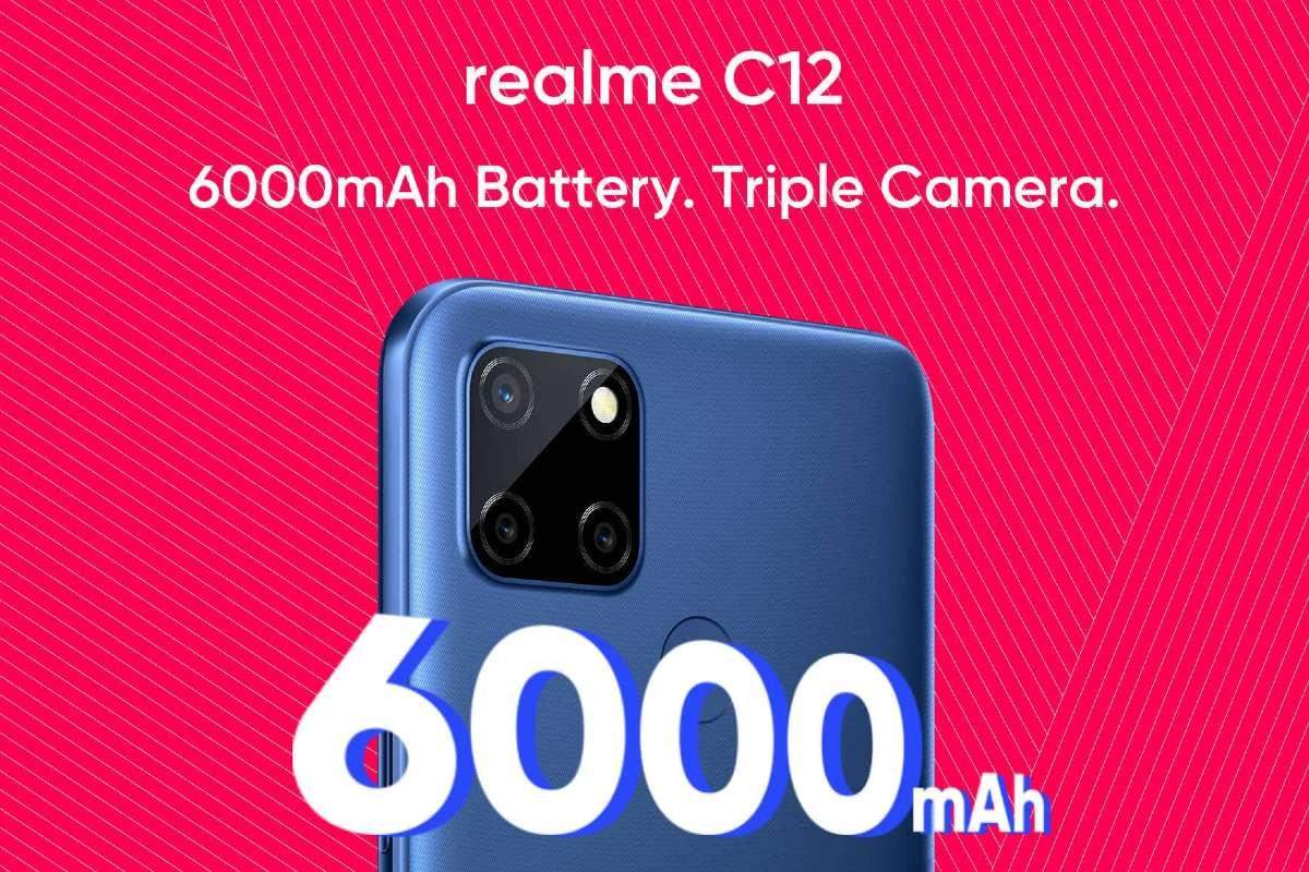 6000 mAh बैटरी वाला Realme C12 आज दोपहर 12 बजे सेल पर, कीमत मात्र…