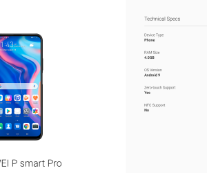 Huawei P Smart Pro स्मार्टफोन का लीक सामने आया