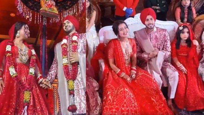 Neha Kakkar Marriage: शादी के बाद पहली बार सामने आई नेहा कक्कड़, मांग में सिंदूर और हाथ में चूड़ा, तस्वीर वायरल