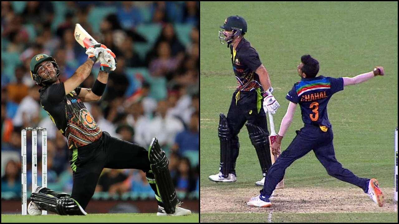 AUS vs  IND, 3rd T20I :  युजवेंद्र चहल की गलती का मैक्सवेल ने उठाया फायदा, जड़ा तूफानी अर्धशतक
