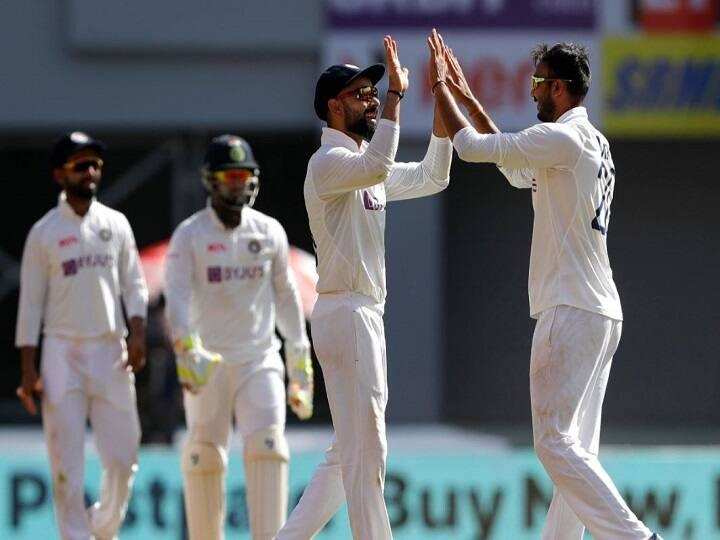 Ahmedabad Test : अक्षर के कमाल से इंग्लैंड की पारी 205 पर सिमटी
