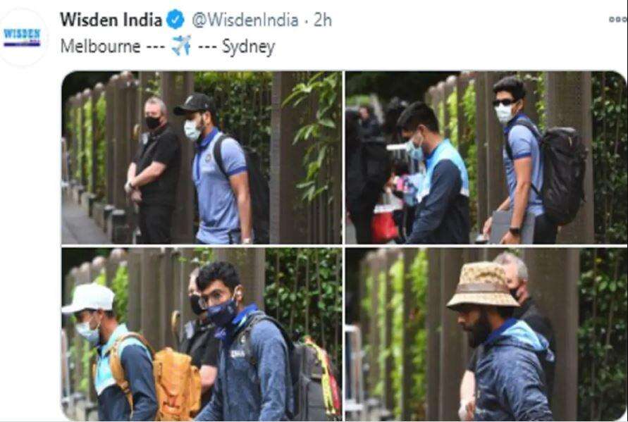 AUS VS IND:विवादों के  बीच  तीसरे टेस्ट के लिए सिडनी रवाना हुई टीम  इंडिया, देखें Photos