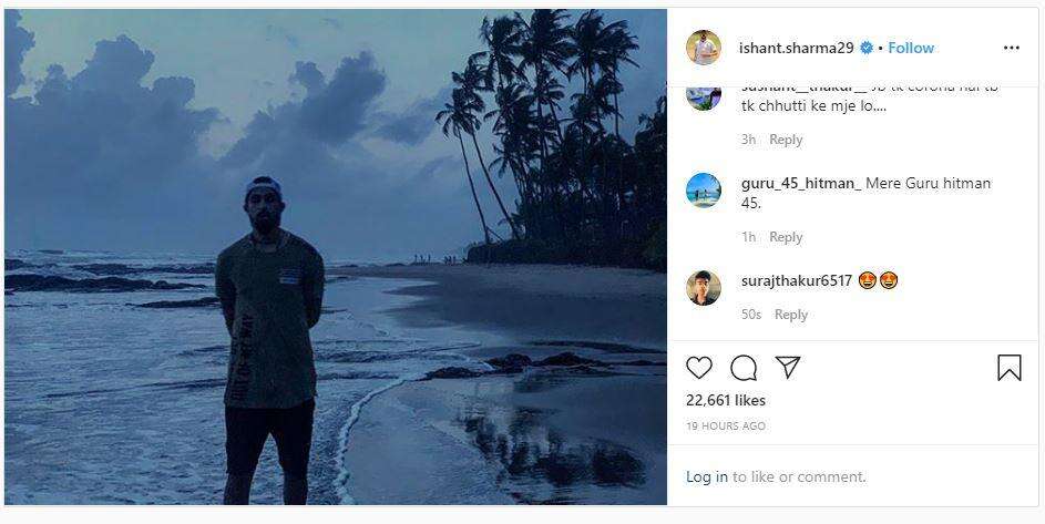 कोरोना वायरस के खतरे की वजह से इशांत शर्मा ने लिया यह फैसला