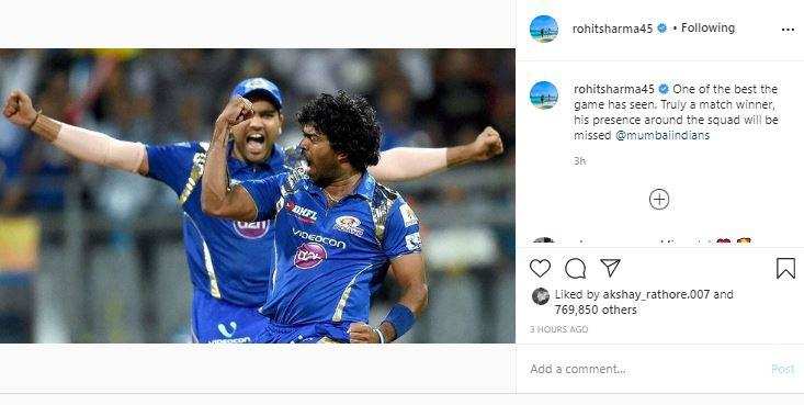 Rohit Sharma अपने इस साथी खिलाड़ी के लिए हुए इमोशनल, तस्वीर शेयर कर लिखी ये बात