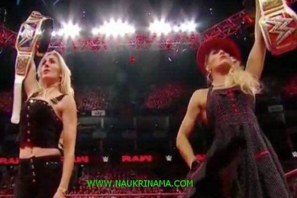 lacy evans versus charllote flair match disqualify 