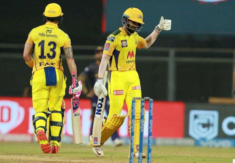 Breaking,  CSK vs KKR: डुप्लेसिस और गायकवाड़ ने खेली तूफानी पारी , चेन्नई ने कोलकाता को दिया 221 रनों बड़ा लक्ष्य
