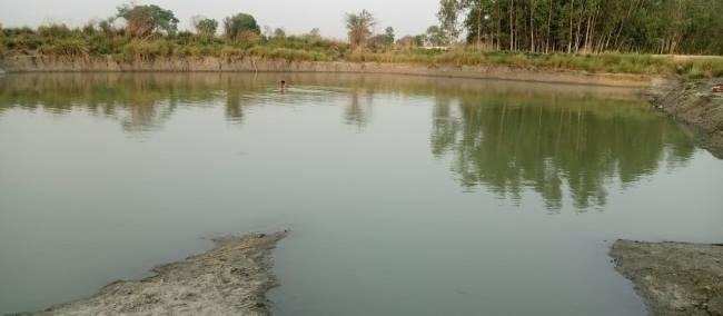 मनरेगा से खोदा गया तालाब लोगों के लिए बना पानी का स्रोत