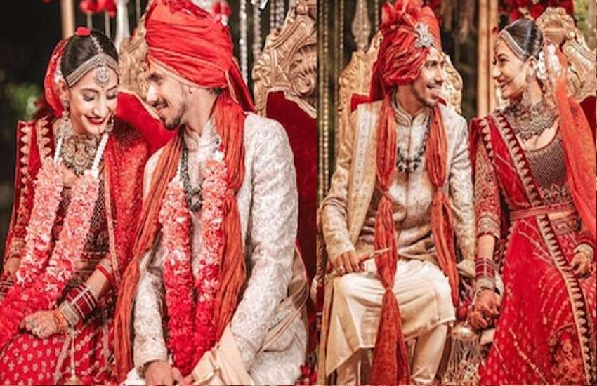 Yuzvendra Chahal Marriage: युजवेंद्र चहल ने रचाई शादी , मंगेतर धनश्री वर्मा के साथ लिए सात फेरे