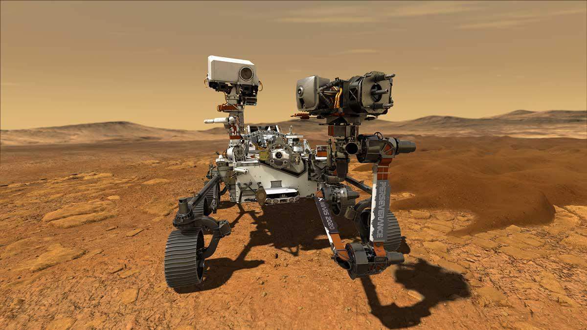 नासा का दृढ़ता रोवर मंगल ग्रह पर पहला अभियान शुरू करता है