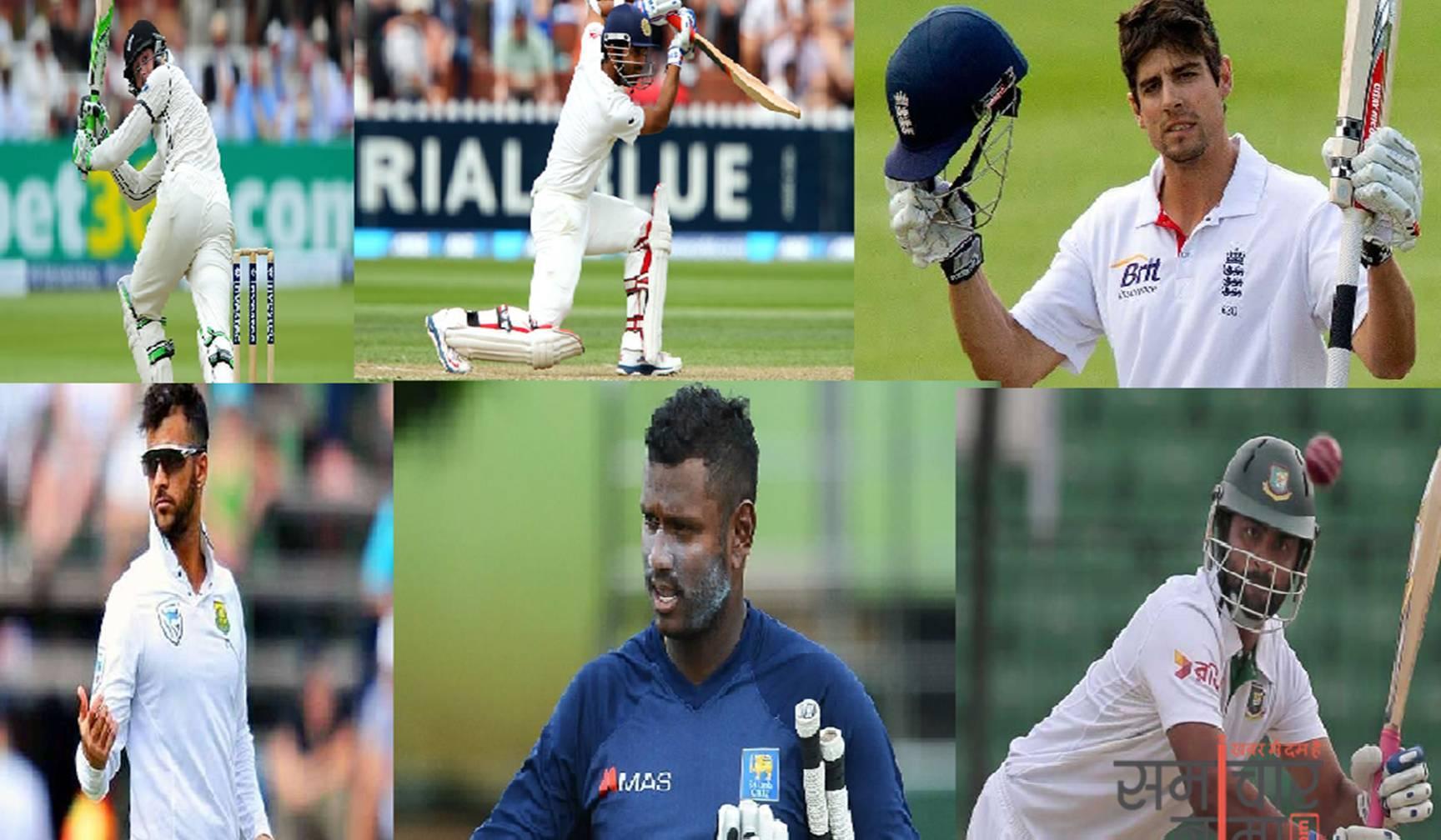 साल 2017 के टेस्ट क्रिकेट में इन बल्लेबाजों  का बल्ला रहा है खामोश, यहां हैं 10 खिलाड़ियों की लिस्ट!