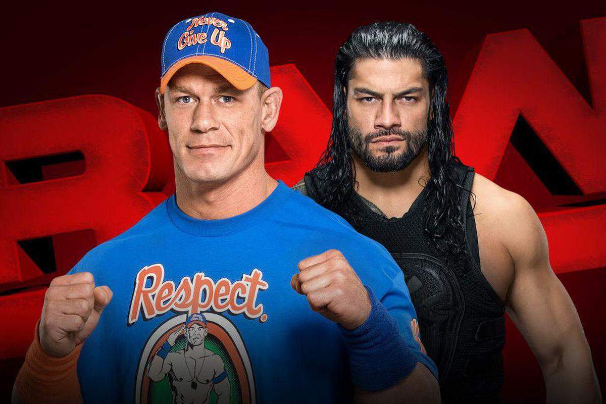 WWE मंडे नाइट RAW में अब रोमन रेंस और जॉन सीना की झड़प नहीं होगी