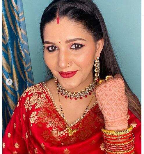 Sapna Chaudhary: पहली बार अपने पति के साथ नजर आई सपना चौधरी, देखें तस्वीरें