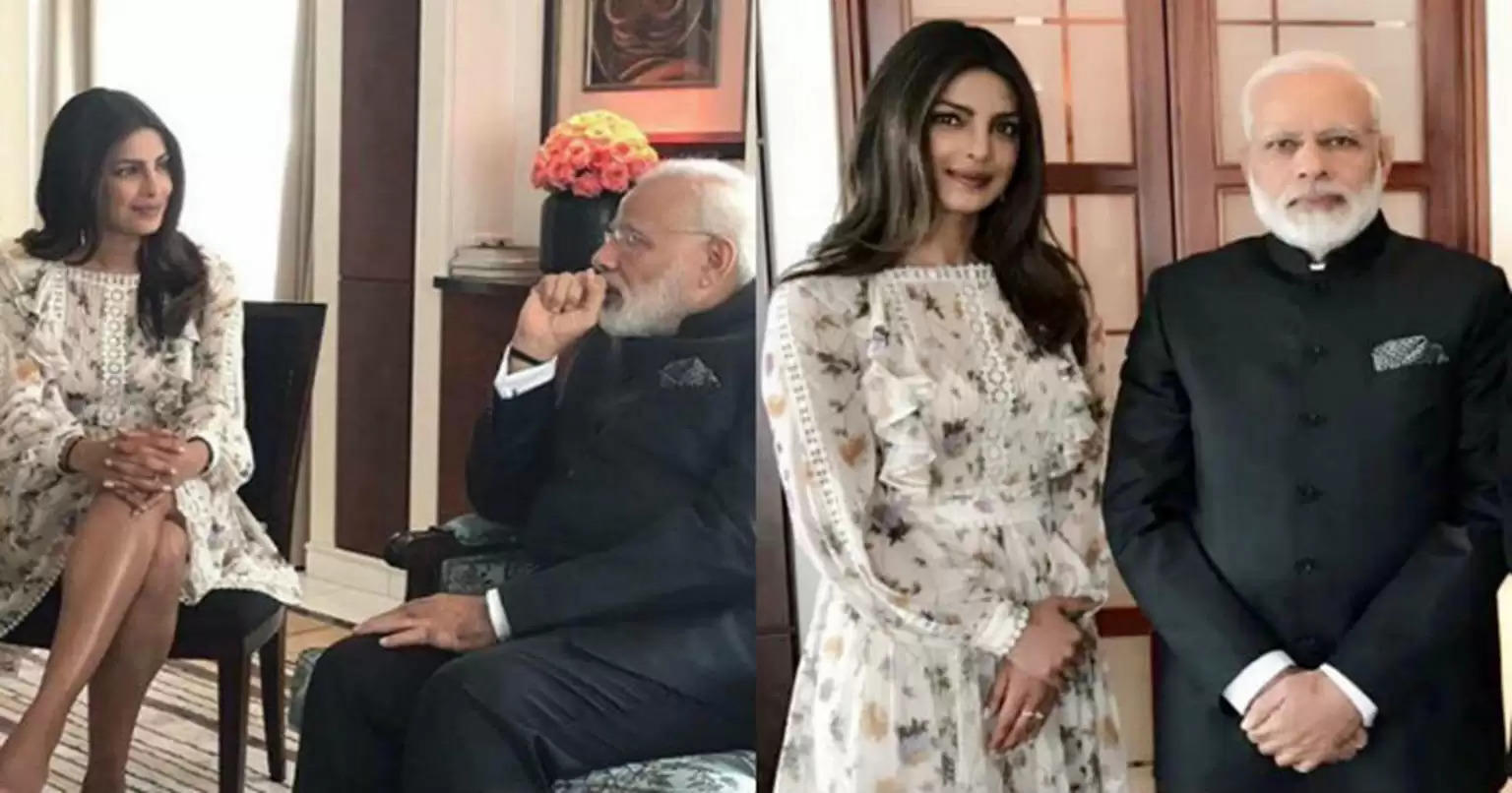 प्रियंका की ड्रेस बनी न्यूज चैनल डिबेट का मुद्दा, हिंदू महासभा के आचार्य को शो के एंकर ने सुनाई खरी खोटी