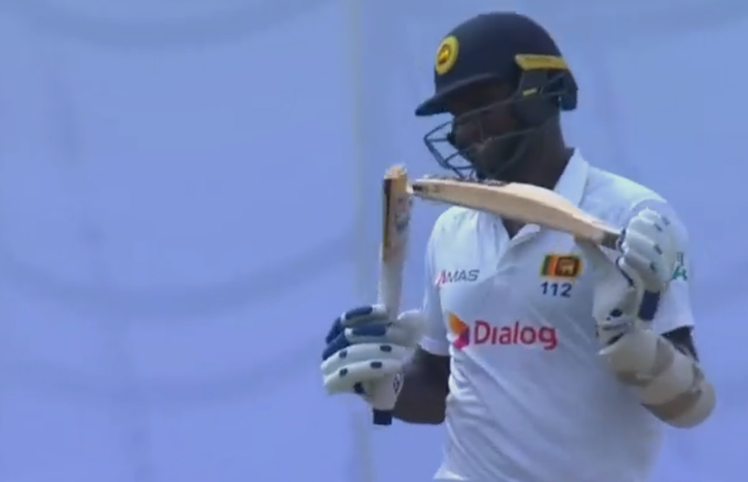 England vs Sri Lanka: इस इंग्लिश गेंदबाज ने फेंकी ऐसी खतरनाक गेंद तोड़ डाला Angelo Mathews का बैट