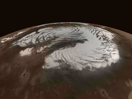 मंगल पर पाये गये बर्फीले ग्लेशियरों से जीवन की खोज हुई पुख्ता