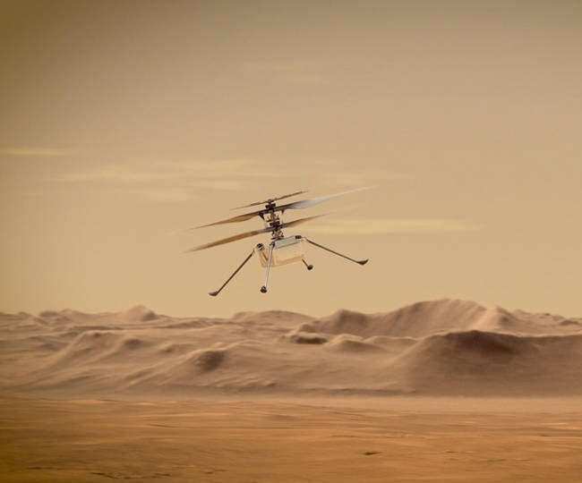 नासा के हेलीकॉप्टर ने दूसरे ग्रह के लिए पहली उड़ान शुरू की