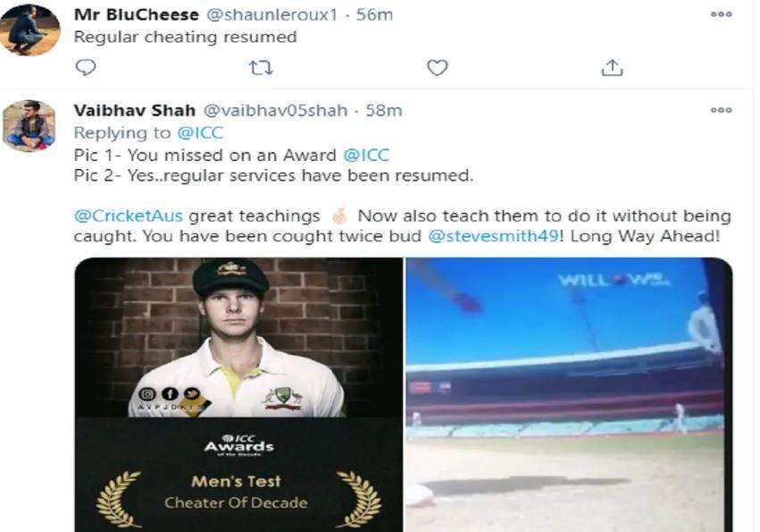AUS vs IND: स्टीव स्मिथ को  फिर  फैंस ने कहा धोखेबाज, जानें क्या है पूरा मामला