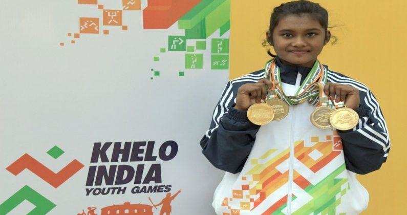 खेलो इंडिया युवा खेल प्रतियोगिता में दिखा दम