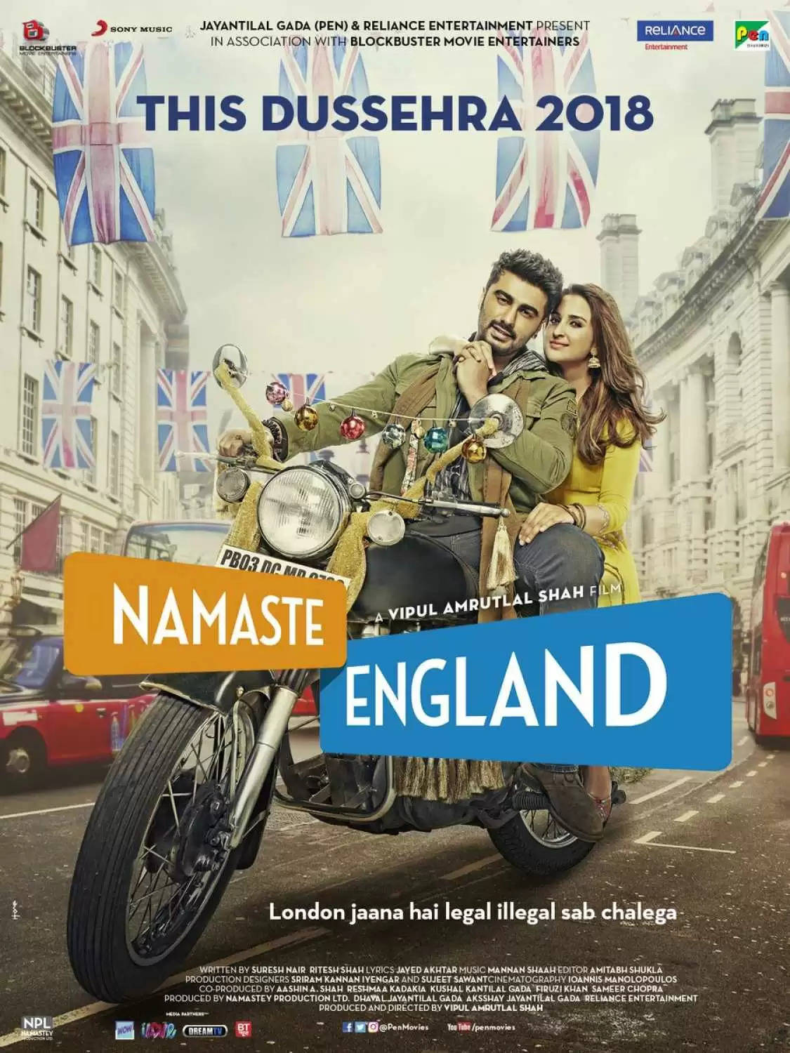 नमस्ते इंग्लैंड का नया पोस्टर हुआ रिलीज़,बाइक पर बैठकर इंग्लैंड जाने की तैयारी में दिखे अर्जुन-