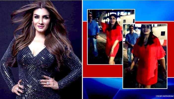 बॉलीवुड एक्ट्रेस रविना टंडन का डांस वीडियो हुआ वायरल – देखिए पूरी खबर