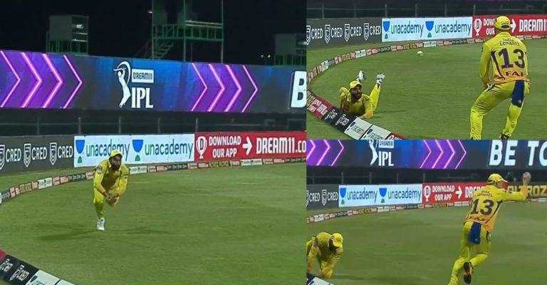 IPL 2020:  – Watch: रवींद्र जडेजा, फाफ डू प्लेसिस ने केकेआर के खिलाफ सनसनीखेज कैच ​पकडा