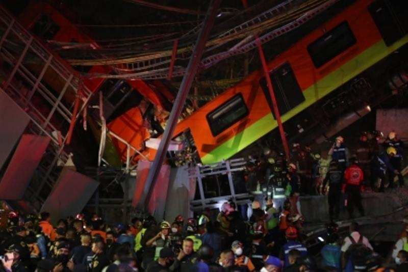 भूमिगत रेल पुल ढहने से Mexico City में 23 लोगों की मौत