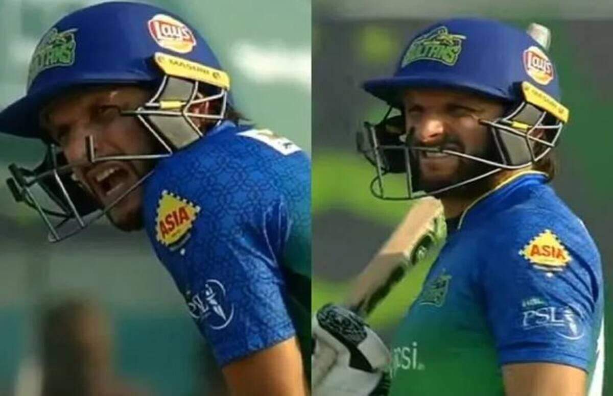 PSL 2020: शाहिद अफरीदी ने पहना अजीबोगरीब हेलमेट, सोशल मीडिया पर हुए ट्रोल