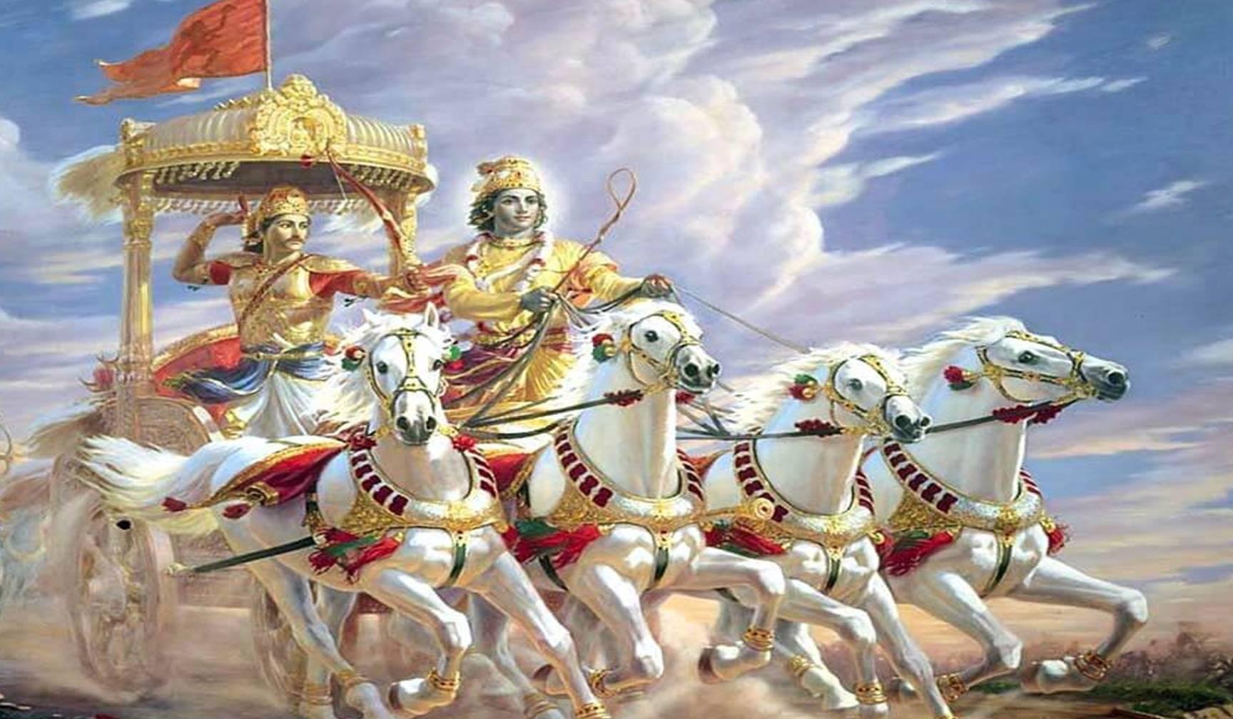 भगवान कृष्ण ने महाभारत के युद्ध में अर्जुन के प्राणों को 4 बार बचाया था,जानें आप भी
