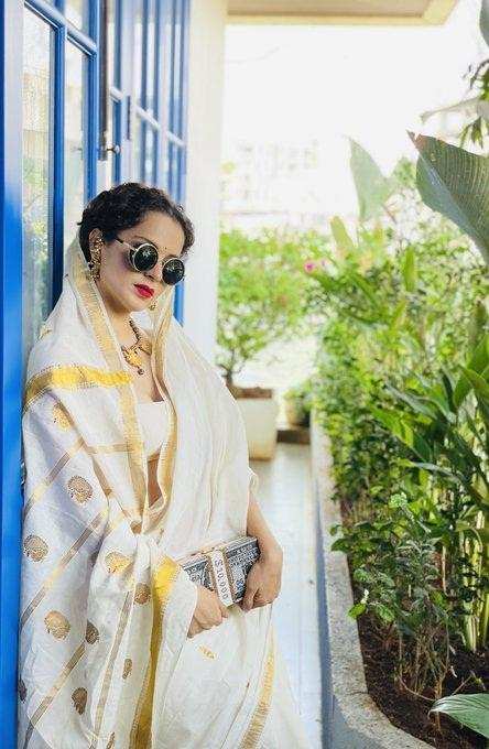 Kangana Ranaut: बला सी खूबसूरत लग रही कंगना रनौत, सोशल मीडिया पर तस्वीरें वायरल