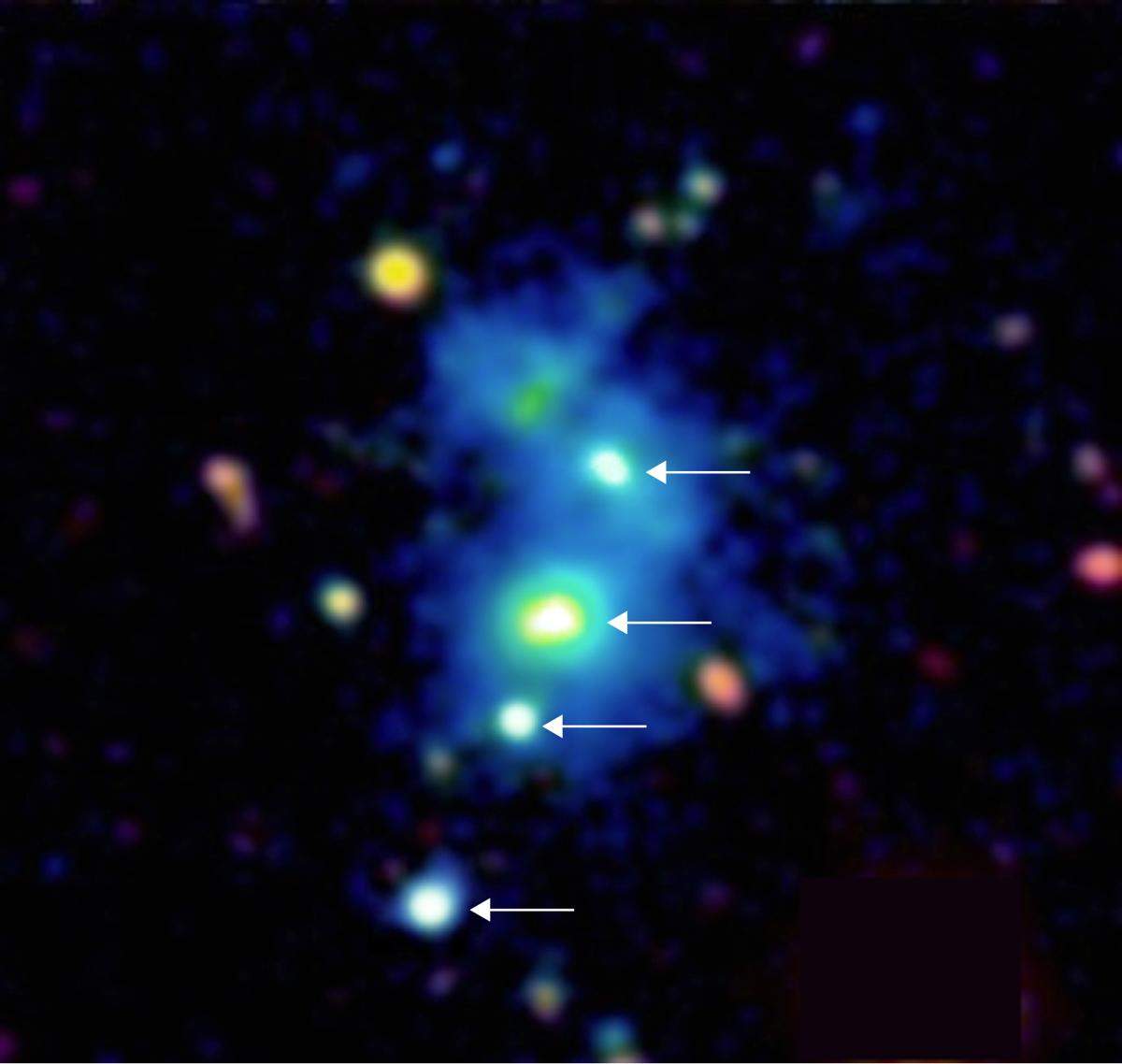 खगोलविदों ने 12 दुर्लभ चौगुनी क्वासर्स की खोज की जो ब्रह्मांड के विस्तार की दर को बेहतर ढंग से समझा सकते हैं